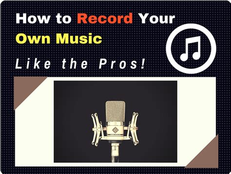 how to record your own music and understand the power of music in different cultures